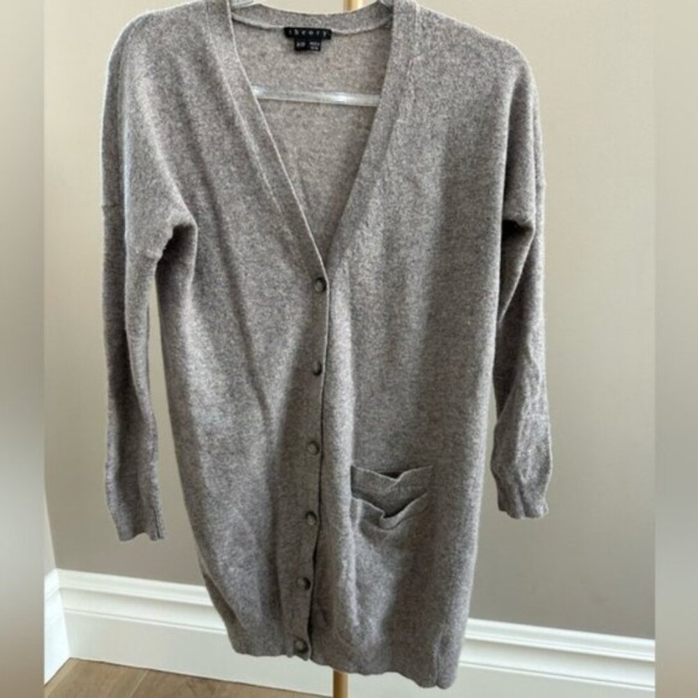 Theory Wool Cashmere Button Down Cardigan – XS / 0